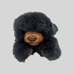 TY Beanie Buddies Baby Paws 12" Plush Black Bear 1996